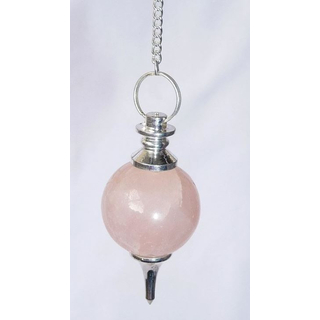 Pendel Rosenquarz Kugel