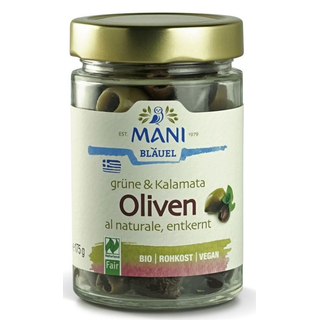 Grüne & Kalamata Oliven al naturale