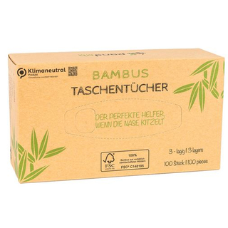 Pandoo 100% Bambus Taschentücher