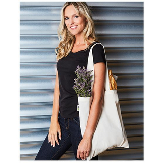 Baumwolltasche, Fairtrade-Baumwolle, lange Henkel