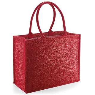 Shimmer Jute Shopper