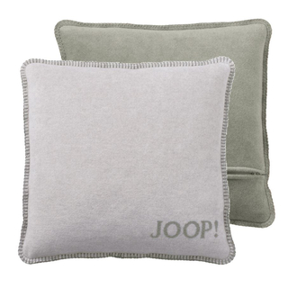 JOOP! - Uni Doubleface Kissen silber-jade