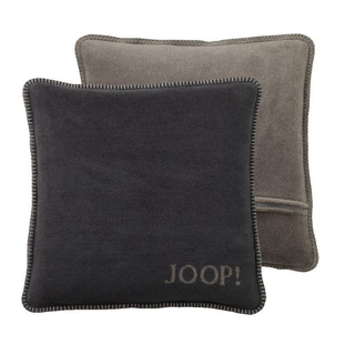 JOOP! Kissen - Uni Doubleface anthrazit-taupe