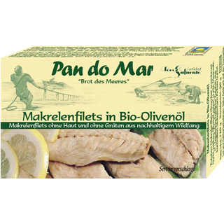 Makrelenfilets in Bio-Olivenl