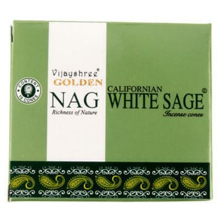 Golden Nag Californian White Sage Rucherkegel