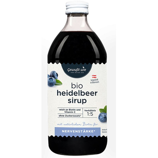 Heidelbeer Sirup