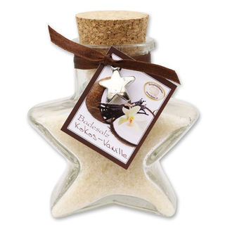 Badesalz im Sternglas, Kokos-Vanille