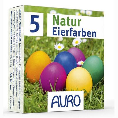 Natur Eierfarben