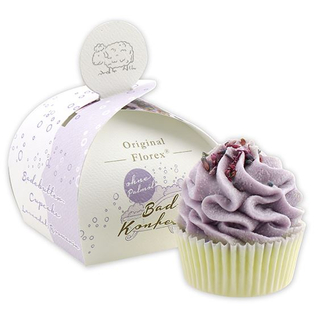 XL Badebutter-Cupcake, Lavendel-Rosmarin