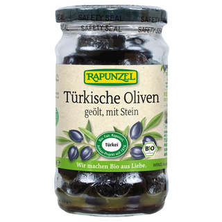 Oliven schwarz, mit Stein gelt