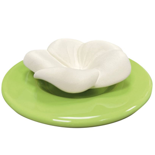 Duftkeramik Frangipaniblüte grün