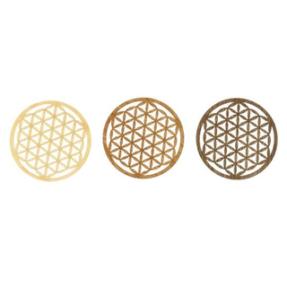 Klebefolie Blume des Lebens Ahorn, Nuss, Zeder