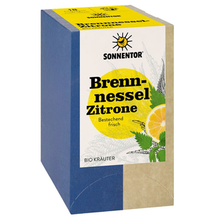 Brennnessel-Zitrone Krutertee