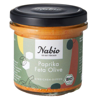 Paprika Feta Olive Aufstrich
