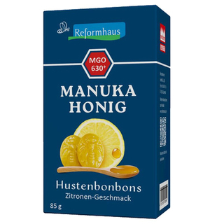 Hustenbonbons Manuka Honig Zitrone
