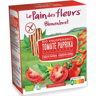 Knusperbrot Tomate und Paprika