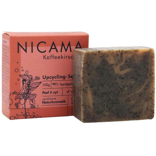 Upcyclingseife mit Kaffekirsche