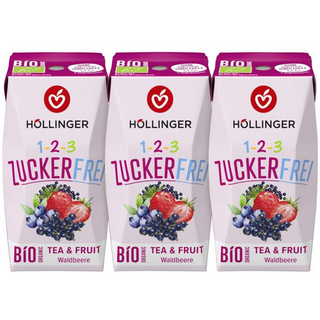 1-2-3 Zuckerfrei Waldbeere Schulsaft