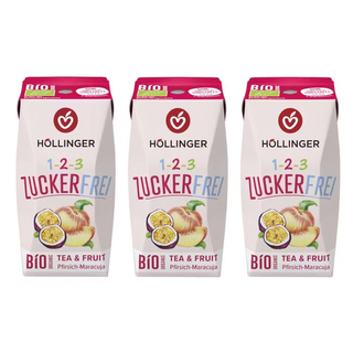 1-2-3 Zuckerfrei Pfirsich Maracuja Schulsaft
