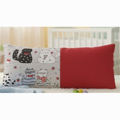 Geburtskissen Verspielte K�tzchen | rot