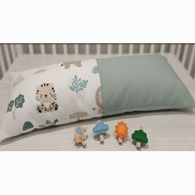 Geburtskissen Safari | salbeigr�n