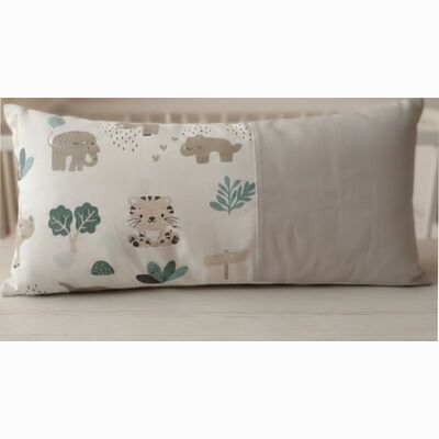 Geburtskissen Safari | grau