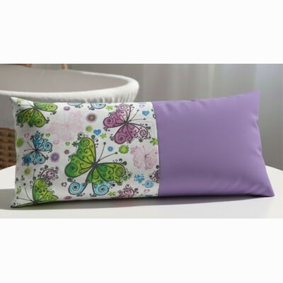 Geburtskissen Schmetterlings-Zauber | lila