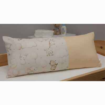 Geburtskissen Giraffe & Freunde | beige