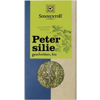 Petersilie geschnitten