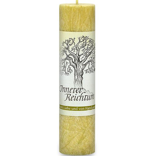Heilkruter Kerze - Innerer Reichtum | Esche